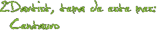 2Dartist, tema de este mes: Centauro
