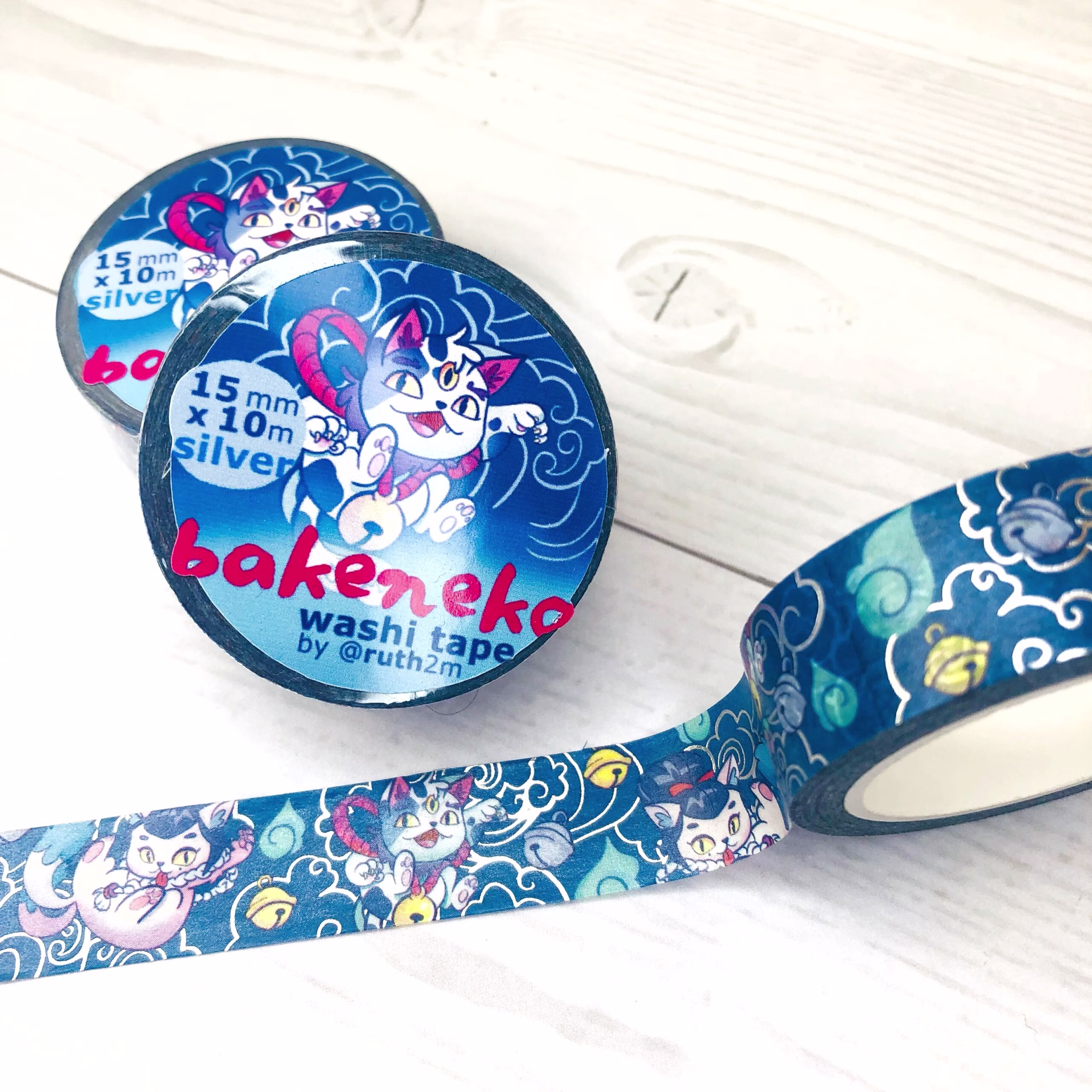 washi tape BAKENEKO - Image 3