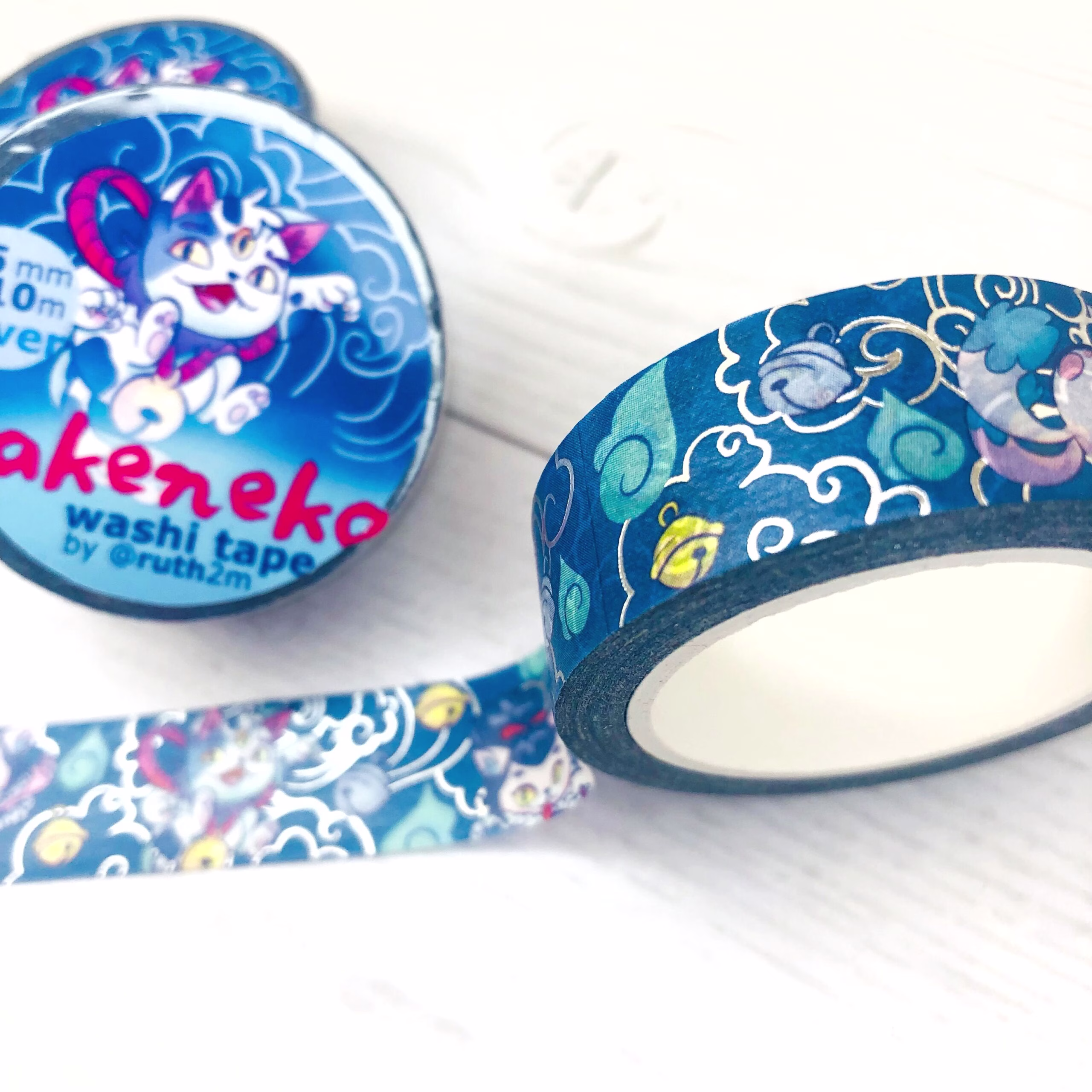 washi tape BAKENEKO - Image 2