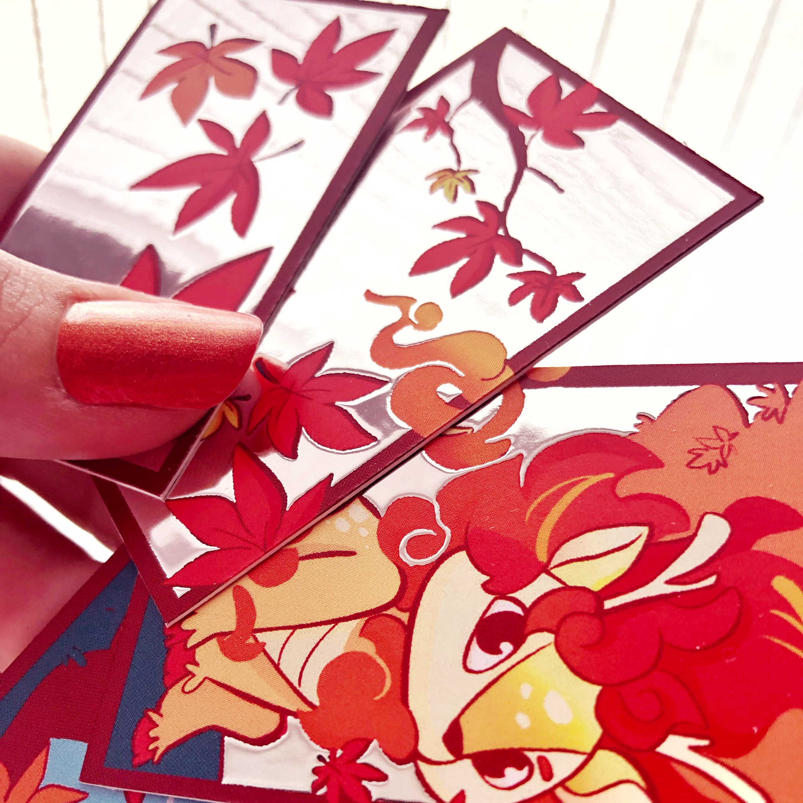 HANAFUDAyokai_ruth2m cartas hanafuda con flora típica de cada estación en Japón y fauna repleta de yokai