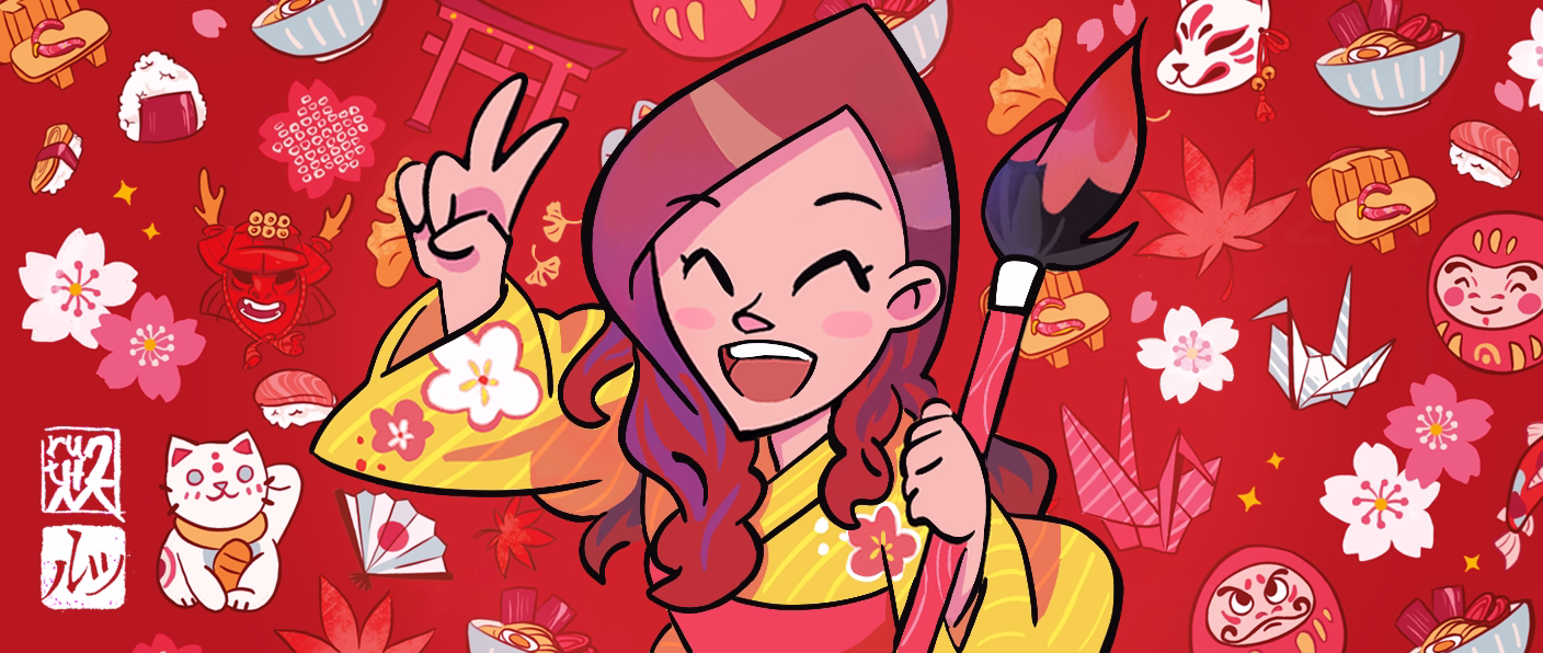 ruth2mARTIST__AFTER__ ilustradora kawaii talleres personalizados culturales CAP artist cricut